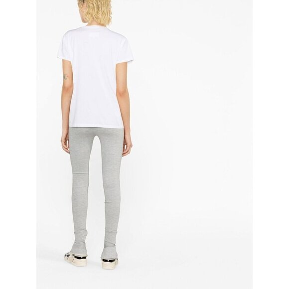 WARDROBE.NYC Side Zip Leggings in Grey Marl XSmall New Womens Skinny Pants - Picture 14 of 16